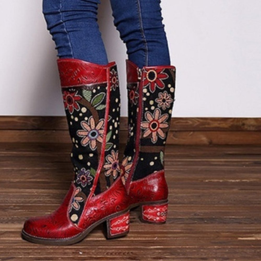 Cowgirl Handmade Genuine Leather Sz. 7 (38) - Picture 1 of 16
